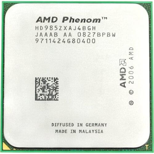AMD Phenom X4 9850 CPU Processor Quad-CORE 2.5Ghz/ 2M /125W / 2000GHz Socket am2