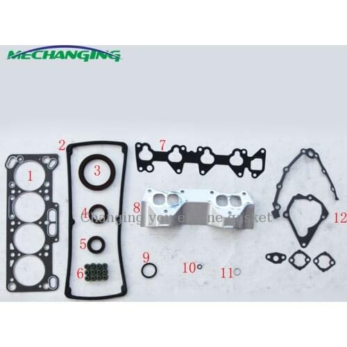 FOR MITSUBISHI LANCER PROTON SATRIA (C9_M) 4G15 4G13 12V Engine Parts Overhaul Package Engine Gasket MD997672 50121000