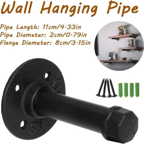 Retro industrial water pipe Shelf Bracket Iron Industrial Shelf Bracket Mounting Bracket Holder Storage Holders Racks Home