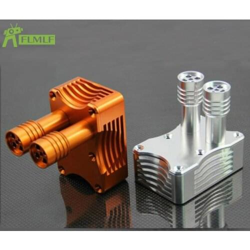 Alloy CNC GR Exhaust Box Fit for 1/5 GTB Racing HPI ROFUN BAHA ROVAN KM BAJA 5B 5T 5SC Toys PARTS