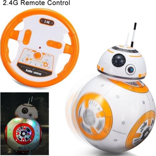 Luminous Ball Toys Remote control robot intelligent Toys 2.4G Upgrade Version of Led Music children gift machine Toy