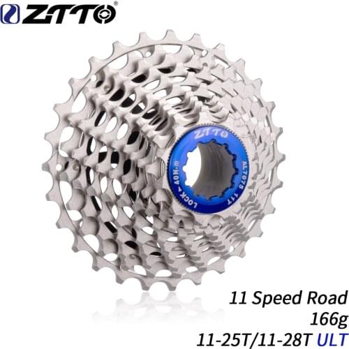 ZTTO Ultimate 11 Speed Cassette 11-28T ULT 11-25T 11Speed Road bike Freewheel Red Cassette Bicycle durable Sprocket DA 9100