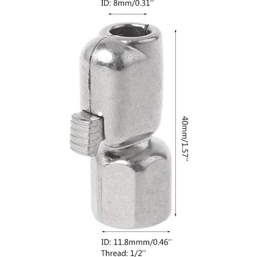 203F Tire Air Chuck Open Flow 1/4" F-NPT Quick Connect Metal Tire Inflator Lock on Air Chuck Mini Air Compressor