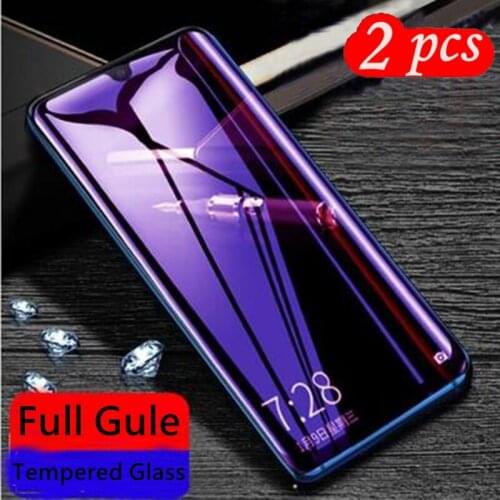 2 Packs Tempered Glass for Huawei Y5 2019 Screen Protector 9H on Phone Protective Glass for Huawei honor 8s Glass