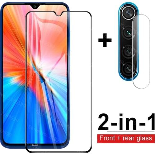 4in1 Screen Protector For Xiaomi Redmi Note 8 2021 Note 8 5G Protect Glass Tempered Glass For Redmi Note 8 2021 Glass Shockproof