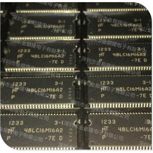 5pieces MICRON MT48LC16M16A2P-7E TSOP