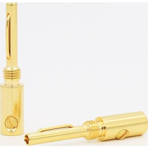 VB425G gold plated Banana plug banana adapter audio cable Connectors