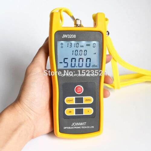 Free Shipping Joinwit JW3208A/JW3208C Handheld Fiber Optic Power Meter -70~+3dBm or -50+26dBm
