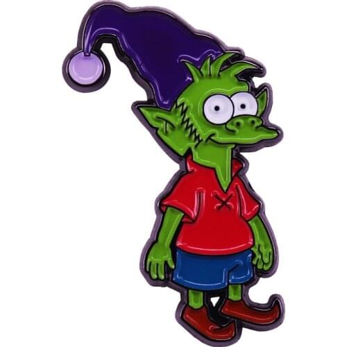 Dobby Elf Brooch and Enamel Pin Fun Quirky Wizard Lapel Pin Fans Collection Gifts