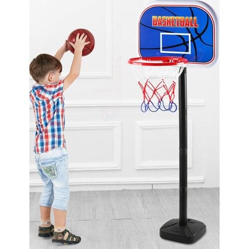 Childrens Lifting Basketball Stand With Two Basketballs 1.15 Meters Freely Adjustable Childrens Sports Toys Sports Equipment