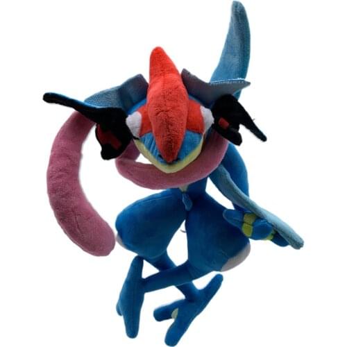 Greninja plush toy Japan Anime Cartoon Elf Popularity ranking first Stuffed Toys Blue Frog Soft Animal plush doll