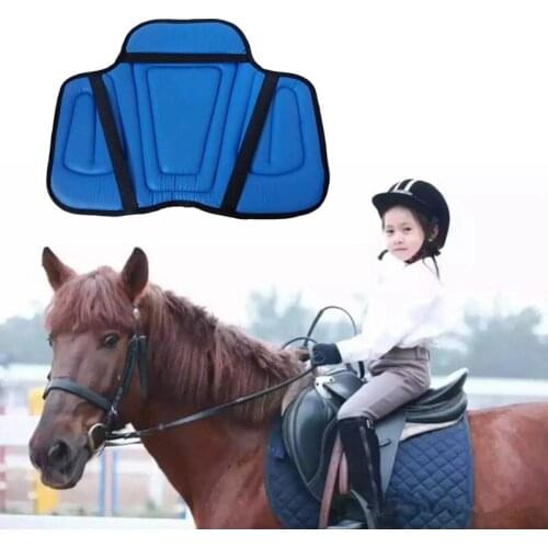 Leather Horse Riding Seat Shock Absorbing Memory Foam Saddle Cushion for Outdoor Equestrian Riding Horse Equipment Accessories