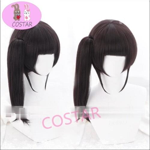 COSTAR Hot Anime Demon Slayer Kimetsu No Yaiba Tsuyuri Kanao Cosplay Wig Dressup Accessories