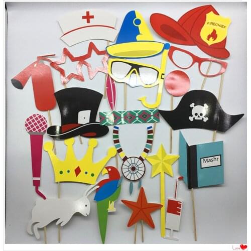 LIFE MAGIC BOX Masquerade Halloween Photo Booth Backdrop Photobooth Backgrounds Nurse Pirate