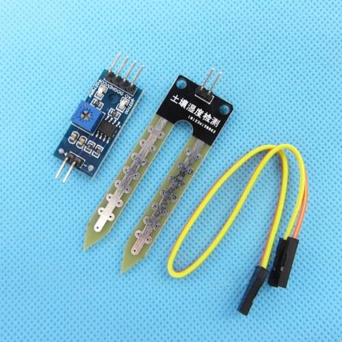 LM393 Capacitive Soil Moisture Sensor Module Humidity Sensor Hygrometer Detection Corrosion Resistant DIY Electronic For Arduino