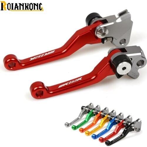 LOGO WR250RX Motorcycle Accessories CNC Pivot Brake Clutch Leverse For yamaha WR250R/X 2007-2016 WR250RX WR 250R/X