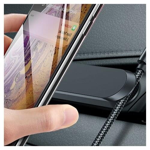 Magnetic Car Phone Holder Dashboard Mini Strip Shape Magnet Phone Stand for iPhone 12 Pro Max For iPhone 12 11 pro Huawei Xiaomi