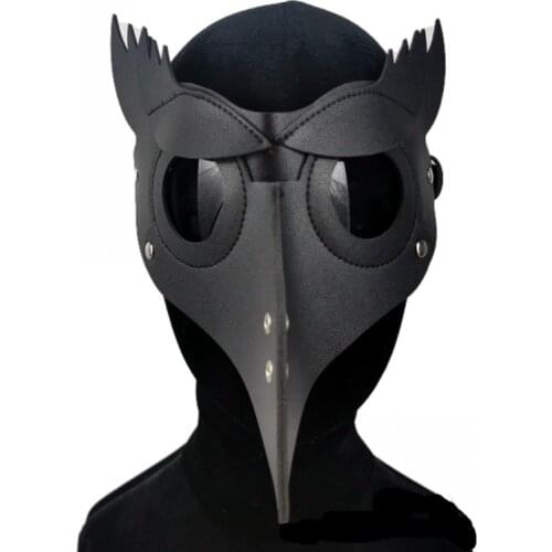 Halloween Plague Doctor Bird Mask Punk Cosplay Props Masks Beak Adult Fancy Dress Ball Costume Funny Medieval Mask