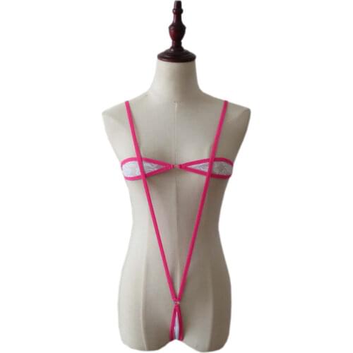 Micro bikini plus size swimwear women swimsuit women biquini bikinis Lace Transparent Edging Lace adjustable String Mini Thong