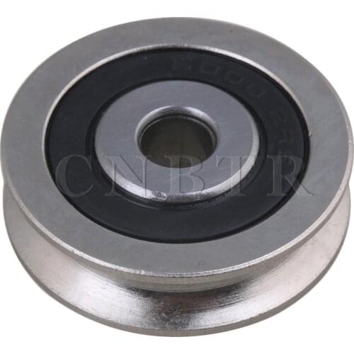 6x30x8mm Bearing Guide Rail Idler Passive Wheel U Groove Pulley Roller BQLZR
