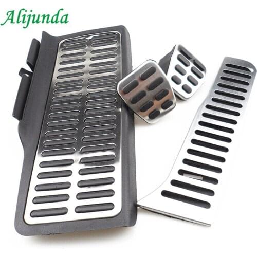 Stainless Steel foot rest pedal,auto brake pedal, accelerator pedal,AT and MT for Volkswagen Jetta MK6