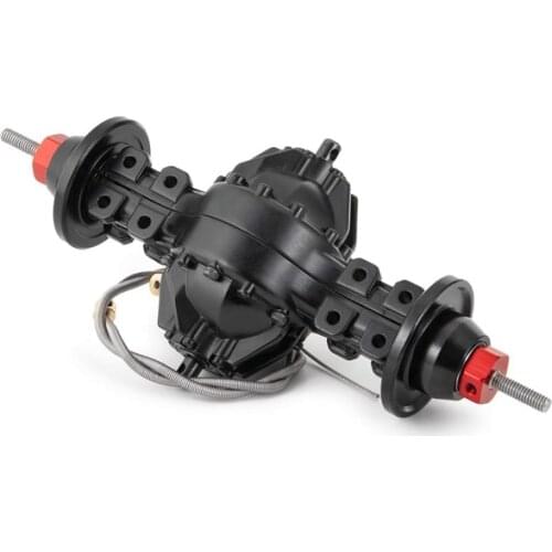 Metal Alloy Front/Rear Medium Differential Axle Built-In Gear RC Upgrade Parts for 1/14 Tamiya Tow Drag Truck