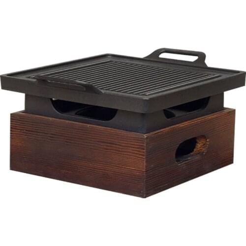 Portable BBQ Grill Korean Japanese Barbecue Grill Charcoal BBQ Oven Household Non-stick Cooking Tools