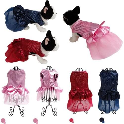 Pet Clothes Supplies Pet Dress Wedding Dress Dog Clothes Princess Dress
