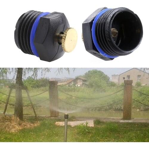 Free Shipping 10 pcs/lot 1/2" Adjustable Atomizing Lawn Mist Sprinkler Spray Nozzle Gardening Adjustable screws IT013