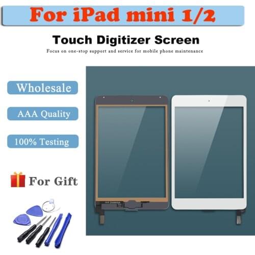 AAA Quality Touch Screen For ipad mini 1 2 Touch Glass Screen Digitizer For iPad mini1 mini2 A1432 A1454 A1455 A1489