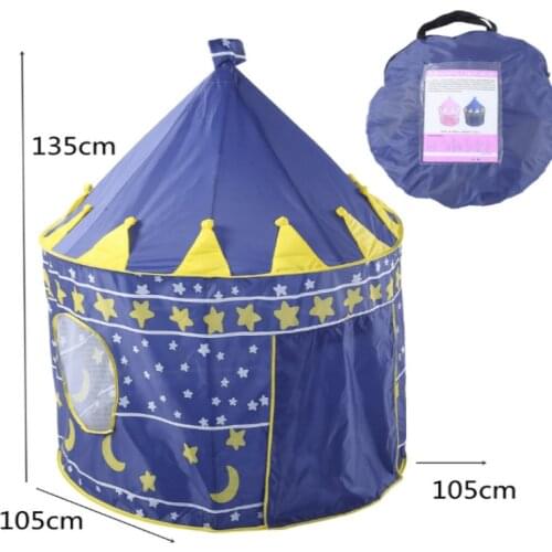 Foldable Childrens Beach Tent Version of Princess Castle Yurt Cute Toy Game House Collapsible Indoor Childrens Crawl Tent