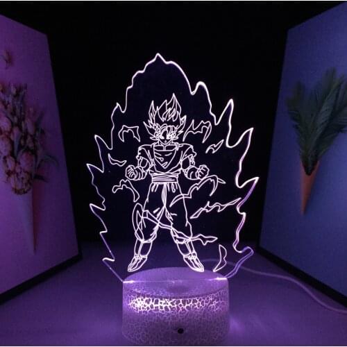 3D LED Lamp Anime Figure Multiple Color Changes Small Night Light for Kids Home Decor Childrens Festival Birthday Gifts