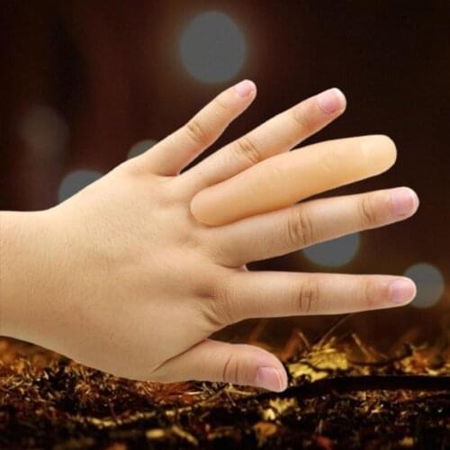 Magic Toy Fake Realistic Rubber Soft Thumb Cover Prank Toy for Party