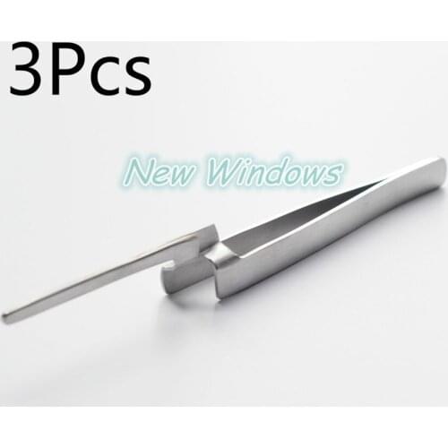 High Quality 3Pcs Dental Tool Porcelain Firing Trays Clips Tongs Pincers Pliers