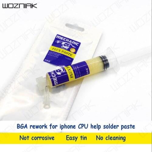 Wozniak For Iphone BGA Rework CPU Soldering Flux Paste Help Solder Paste PCB Circuit Board Repair Welding Flux Needle