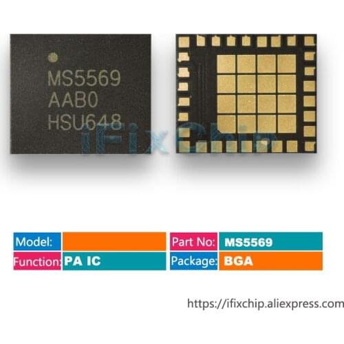 1-10pcs/lot MS5569 Power amplifier PA IC Chip