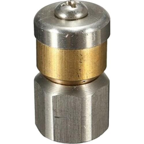 1/4inch Pressure Washer Rotary Rotating Sewer Cleaning Jetter Nozzle Retail