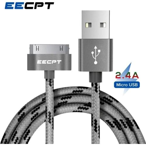 EECPT 30 Pin USB Cable for iPhone 4S 4 S 3GS iPad 1 2 3 iPod Nano iTouch Charger Cable Data Sync Wire Fast Charging Cord Adapter