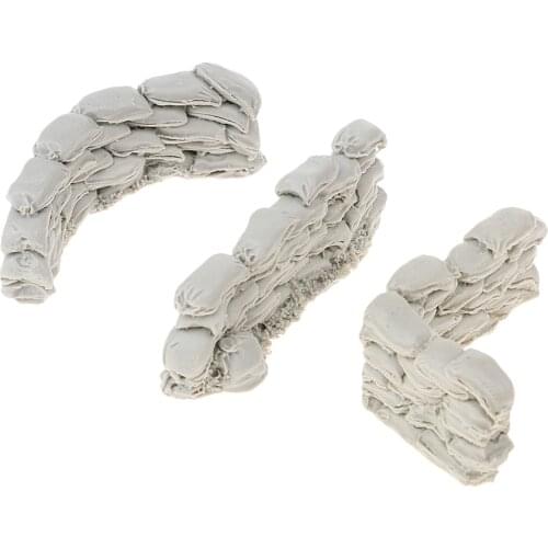 1/35 Resin Soldier Scenario Accessories Sandbag Walls Combination Resin Kit 1/35 Resin Soldier Scenario Accessories