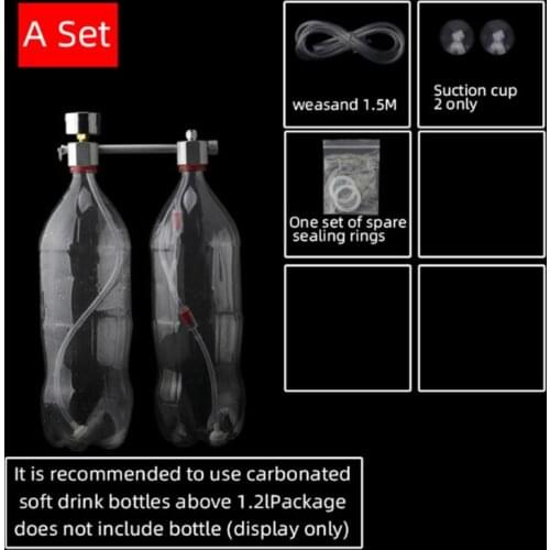 Aquarium DIY CO2 System Generator Kit Bubble Counter Plants Diffuser with Solenoid Valve Fish Tank Regulator Accessories Y9UA