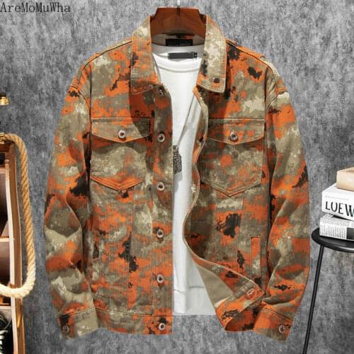 AreMoMuWha Mens Camouflage Jackets