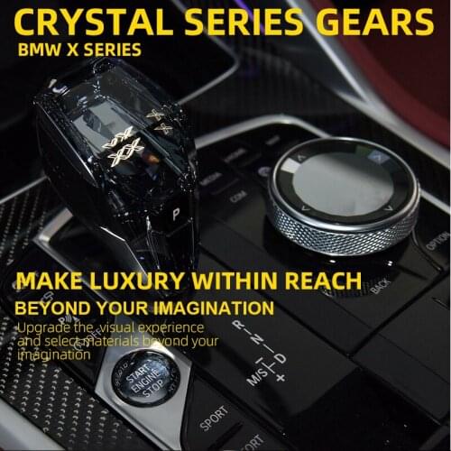 Car accessories Crystal three-piece series（Gear Shift Knob）For BMW X3 X5 X6 X7 Series For BMW Z4 2019 - 2020