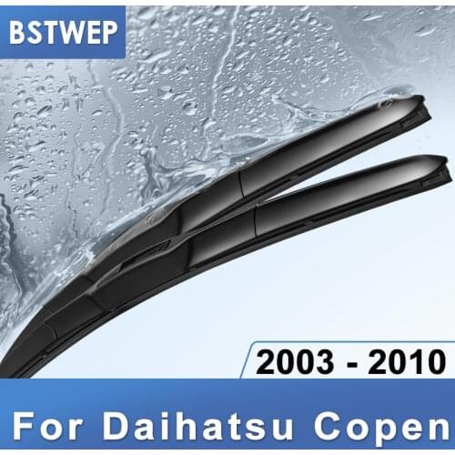 BSTWEP Hybrid Wiper Blades for Daihatsu Copen Fit Hook Arms 2003 2004 2005 2006 2007 2008 2009 2010