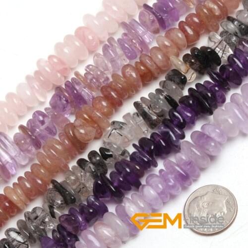 3-5x10-12mm Freeform Chips Stone Beads Natural Stone Beads DIY Loose Bead For Jewelry Making Beads Strand 15 Inches Wholesale