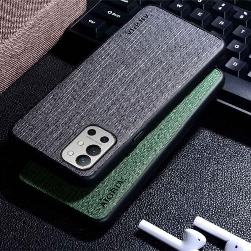 Fabric Texture Case for OnePlus 9R Simple Concise Style Soft Back Cover Coque for OnePlus 9R Case funda cape