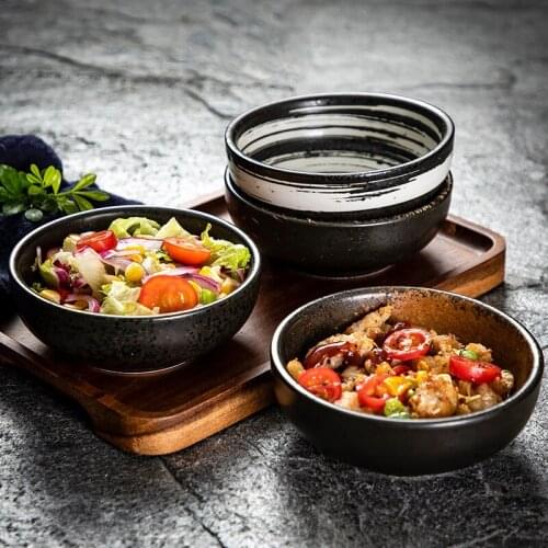 2-piece commercial bowl Japanese rice bowl single rice bowl table shallow bowl seasoning bowl korean kitchen supplies
