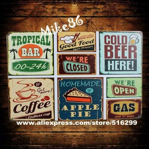 [ Mike86 ] Cold beer Metal Poster Gift PUB Wall art Bar Craft Decorarion AA-159 Mix order 20*30 CM