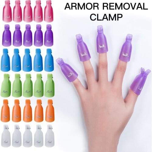 Plastic Nail Art Soak Off Cap Clip Nail Clips UV Gel Polish Remover Wraps Cleaner Nail Degreaser Effects for Nails Tools