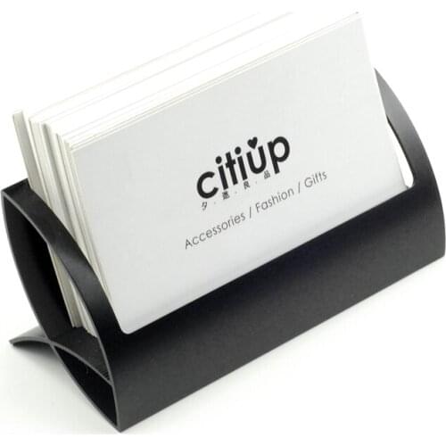 Business Card Stand Metal Name Card Holder Display Stand Business Card Holder Card Business Card Desk Holder Office Accessories