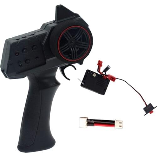AX7S 2.4GHz 3CH 2 in 1 Remote Control Transmitter and Receiver for RC Car Boat Accessories
